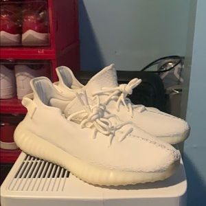 White Yeezys Size 10